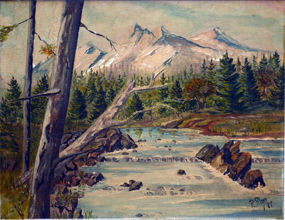 Paysage des Rocheuses 1982